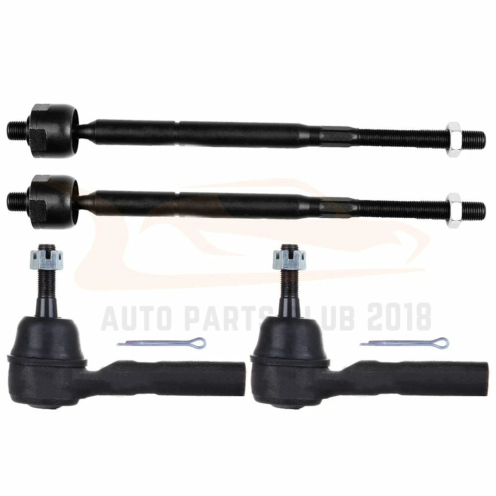 Set of 4 Tie Rod End Links for Chrysler 200 Sedan (2011–2012)
