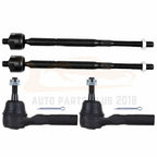 Set of 4 Tie Rod End Links for Chrysler 200 Sedan (2011–2012)