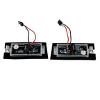 2X White SMD LED License Plate Lights for Jeep Cherokee (2014–2023)