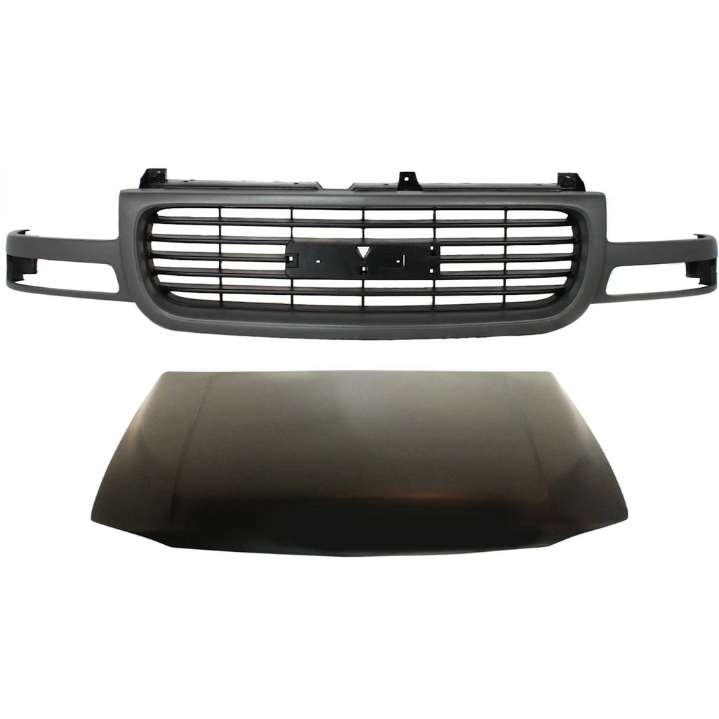 Hood Front Panel for GMC Yukon XL 1500 2500 Sierra 3500