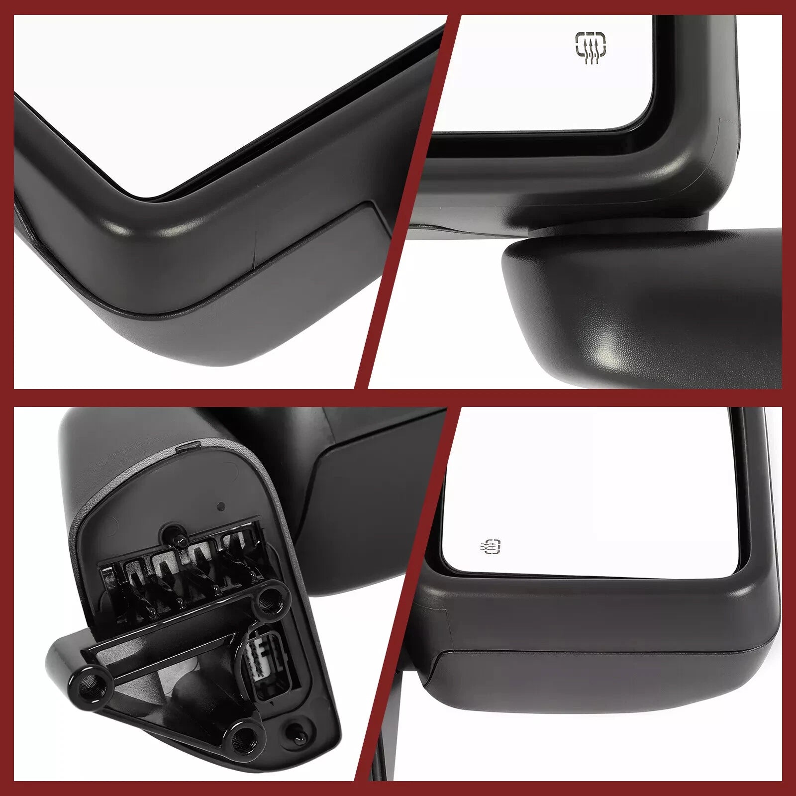 Power Heated Rear Mirror Left Driver Side for Jeep Wrangler Gladiator (2018–2024)