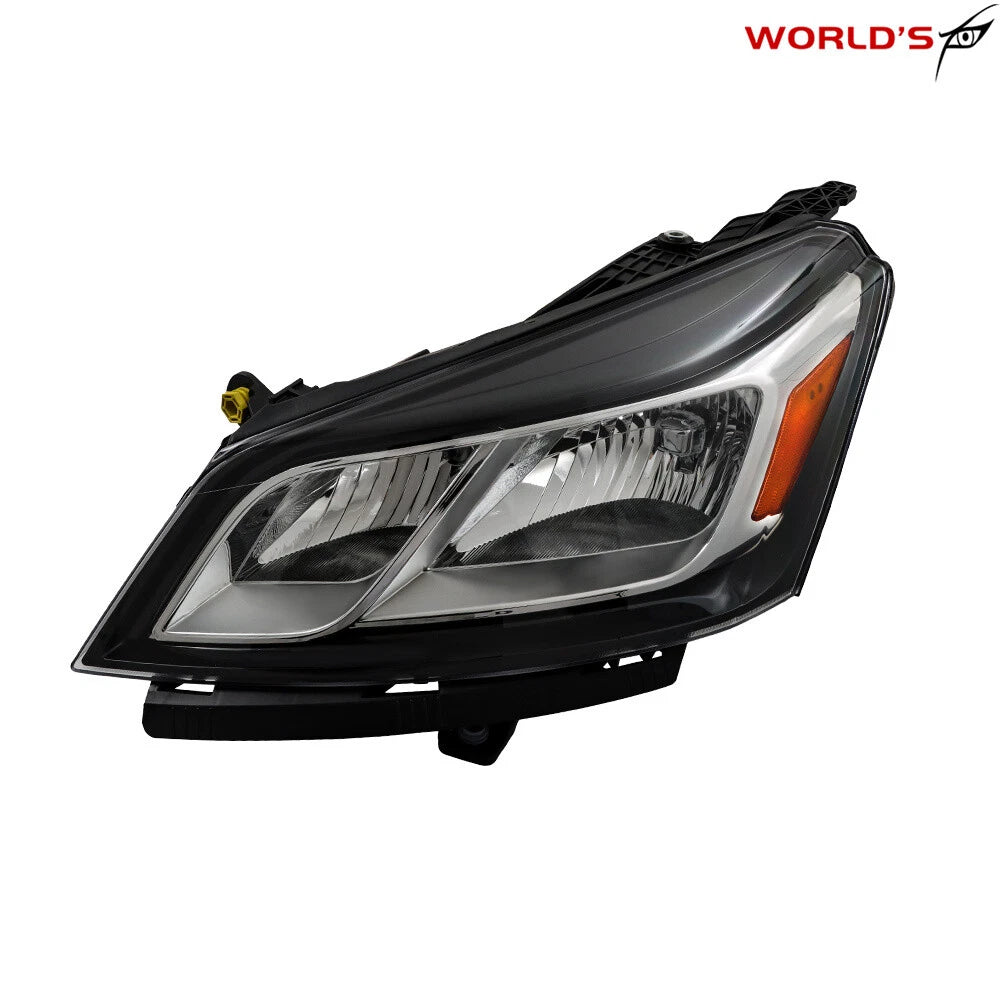 Halogen Headlight for Chevrolet Traverse (2013–2017) Driver Side Black Chrome