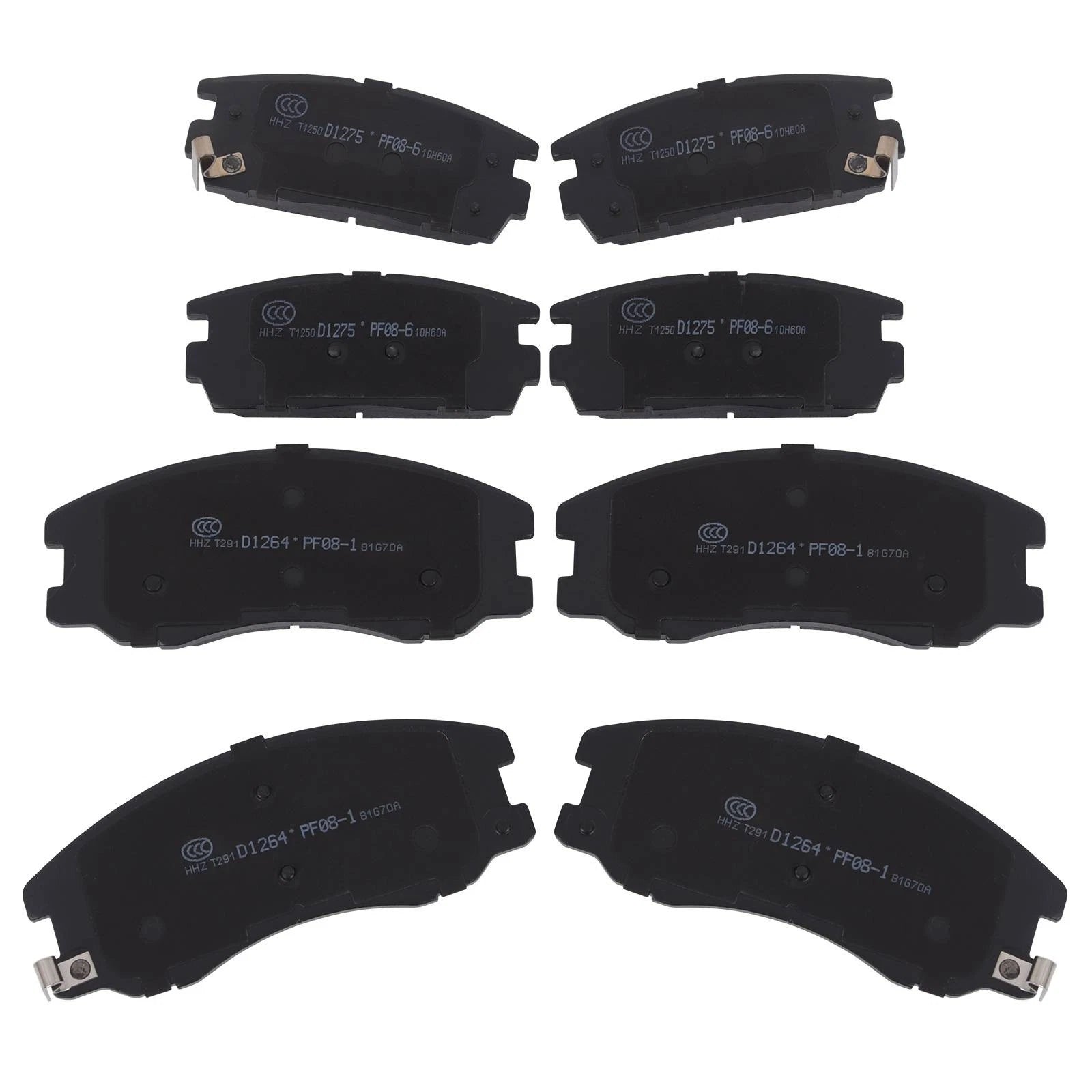 Front & Rear Brake Ceramic Pads for Chevy Equinox Pontiac Torrent (2005–2009)