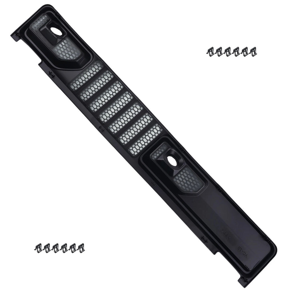 Black Cowl Panel for Jeep Wrangler (2018–2024) 68307260AC 68307260AA