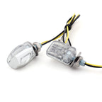 LED Chrome Micro Mini Indicators for Motorcycle (MotorBike)