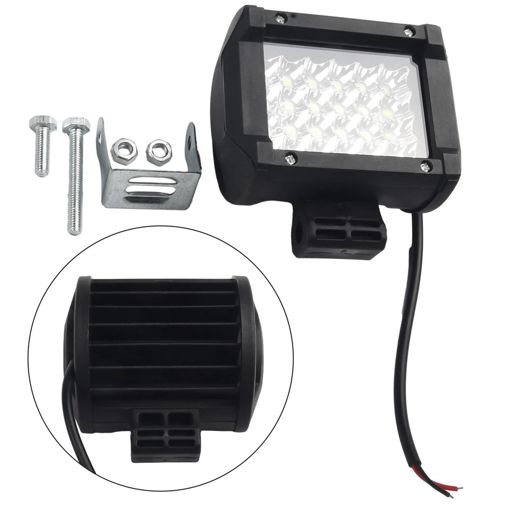 LED Work Light for Universal Vehicles (4 Inch, Spot, Stainless Steel)