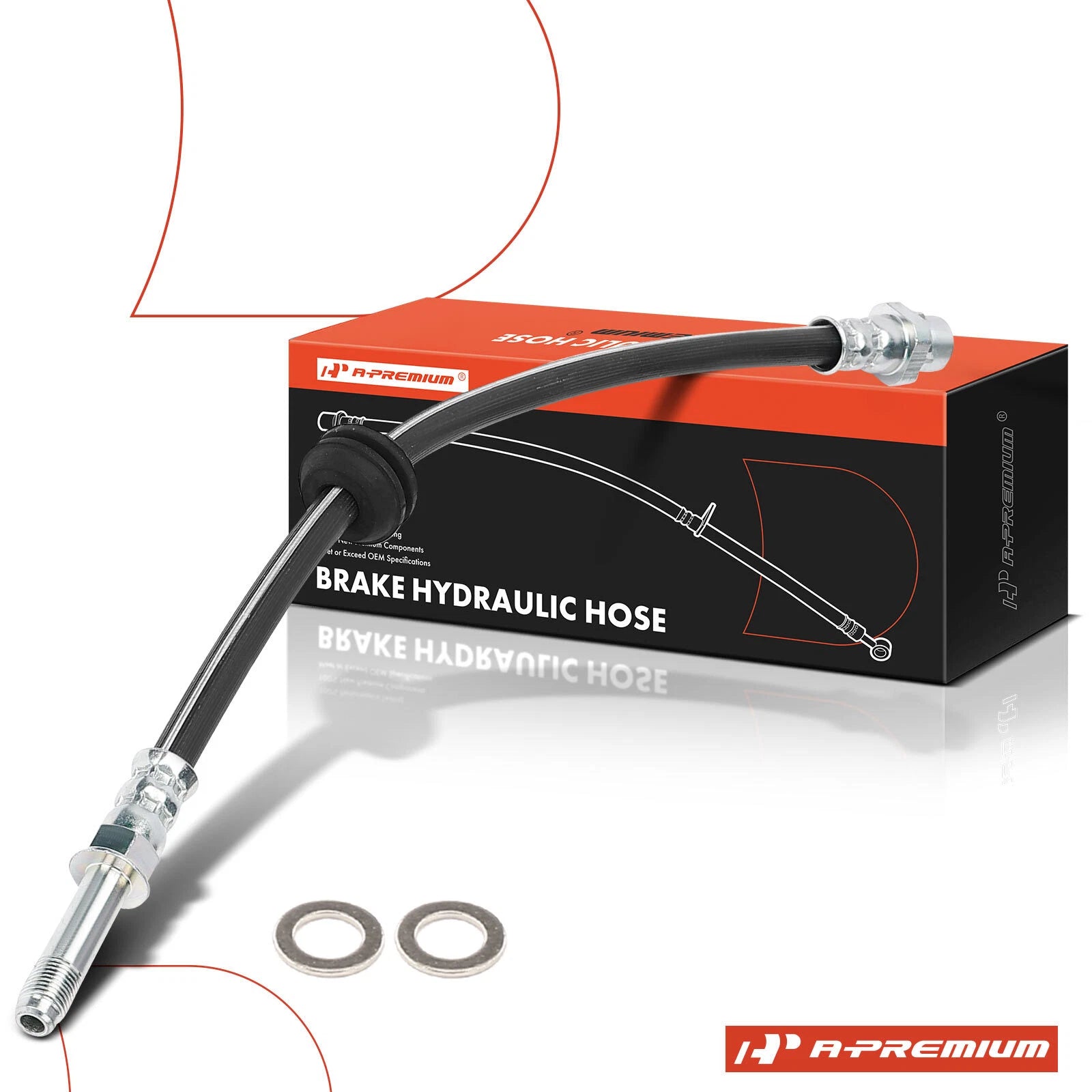Rear Brake Hydraulic Hose for BMW 530e 2018–2022, 530i, 540i, 740i xDrive