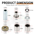 Front Upper Lower A-Arm Bushing Seal Kit for Suzuki Quadsport Z400 (2003–2014)