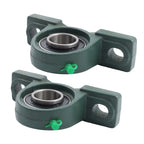 Set of 2 Pillow Block Bearings for UCP206-20 (1-1/4 Bore)