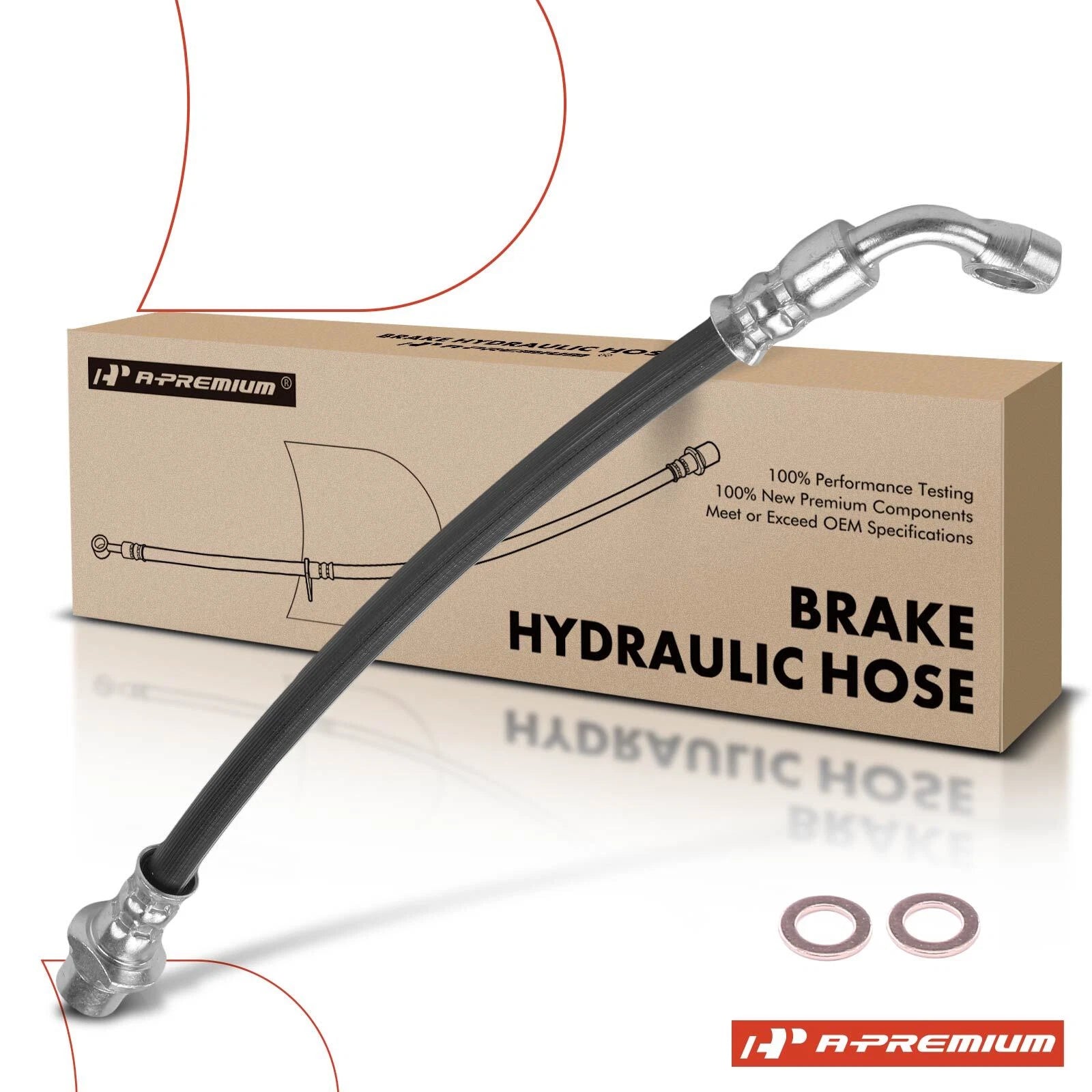 Rear Left Outer Brake Hydraulic Hose for Toyota Sequoia (2001–2007)