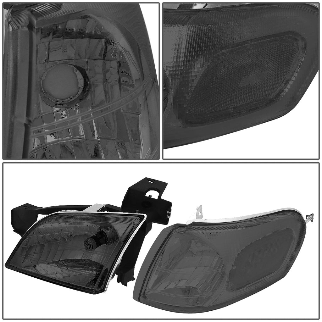 Smoked Headlight & Clear Side Turn Signal Lamp for Chevy Venture (1997–2005)
