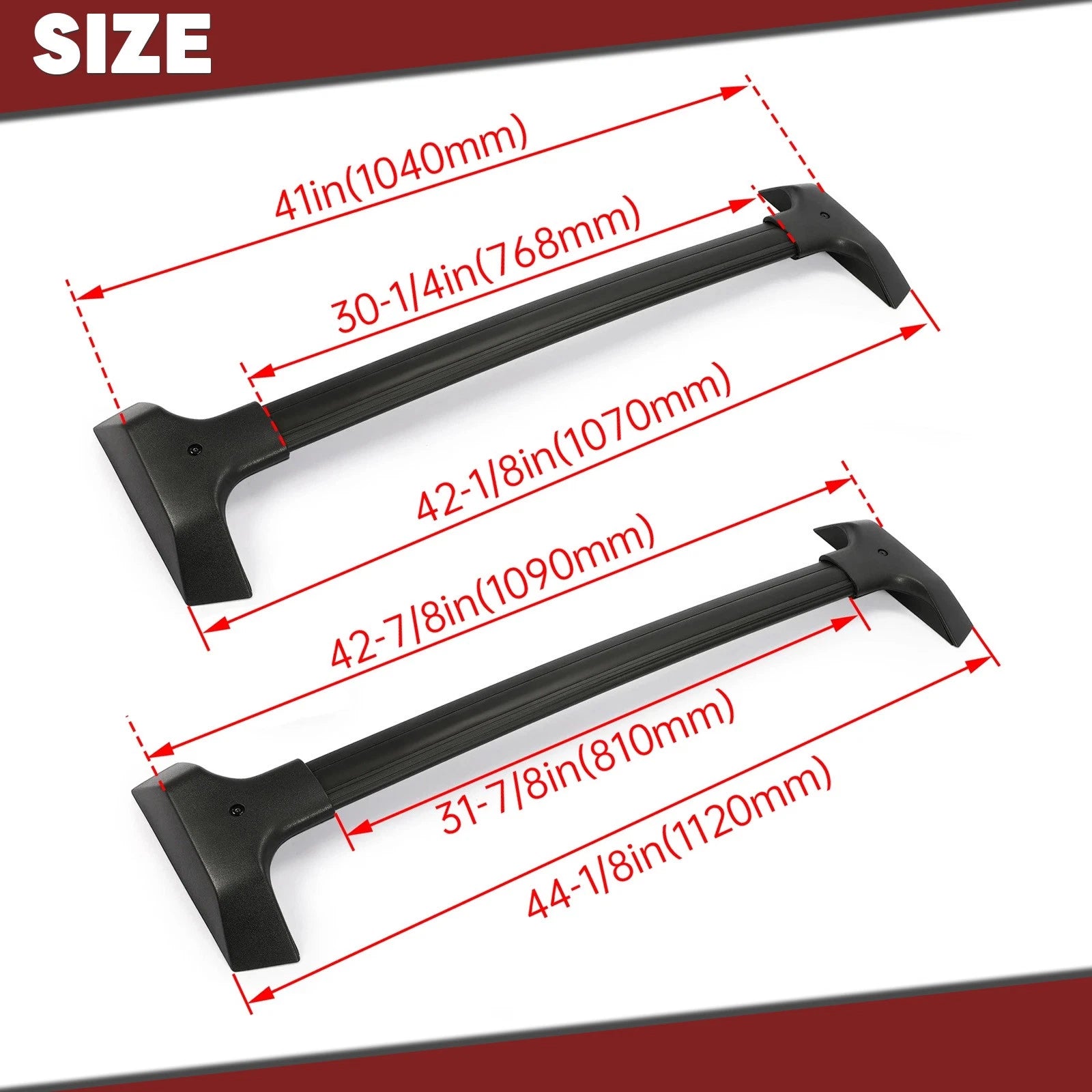 Roof Rack Cross Bars for Chevy Traverse (2009–2017)
