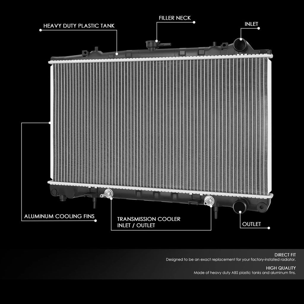 Full Aluminum Radiator for Nissan 240SX 2.4L (1991–1994) DPI 1276