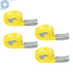 Set of 4 Lift Sling Straps 10' x 2" 14000 lb Capacity