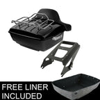 Trunk Backrest Pad Mount Rack for Harley Touring Road Glide (2009–2013)