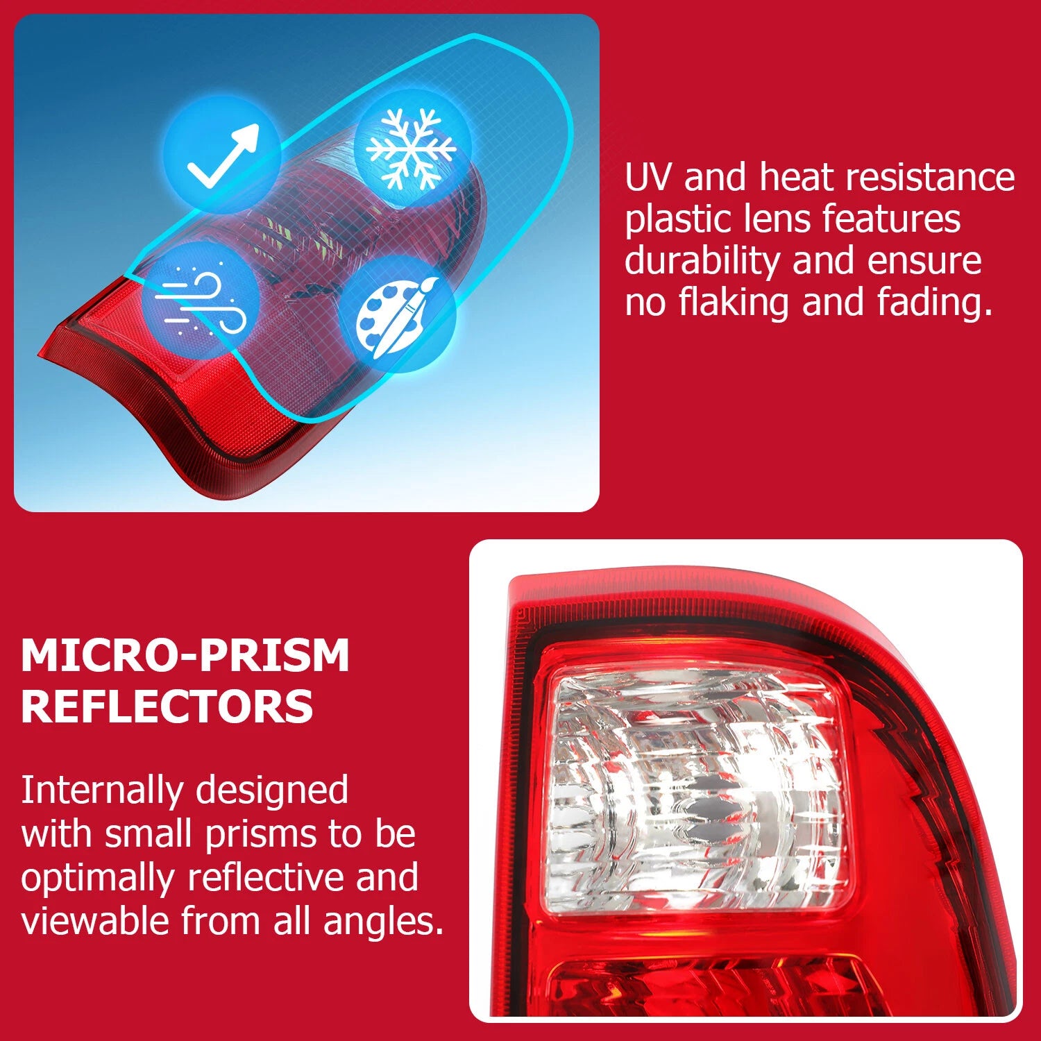 Right Tail Light Lamp for Ford F-250 F-350 F-450 F-550 Super Duty (2008–2016)
