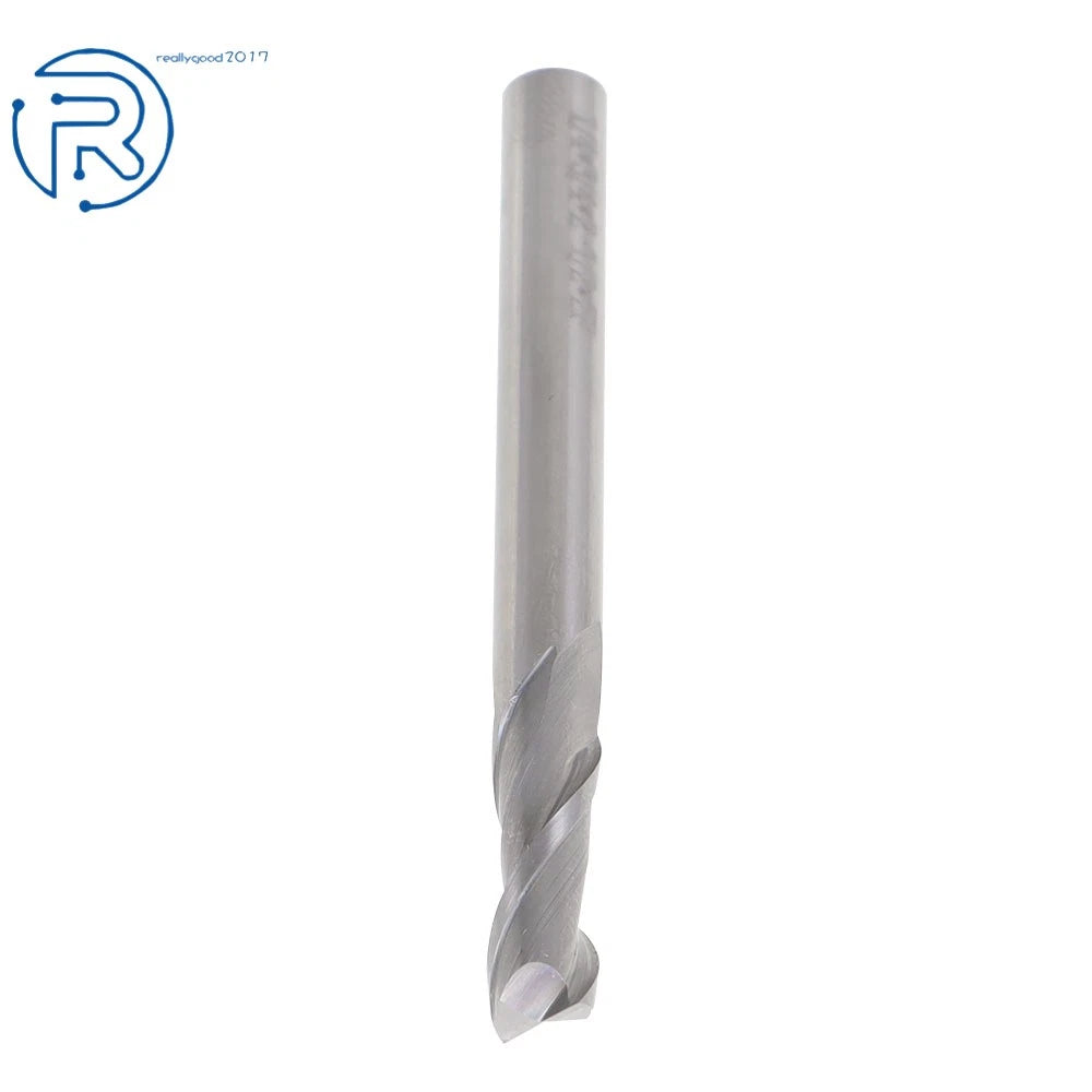 5 Pack 1/4" Carbide End Mill 2 Flute 3/4" Cut Length 2-1/2" Overall Length