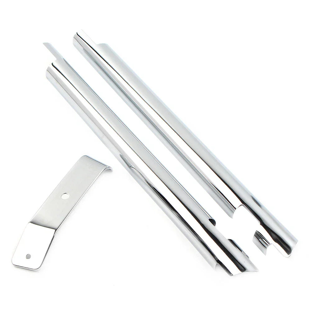 Chrome Down Tube Frame Covers for Harley Softail Twin Cam (2000-2006)