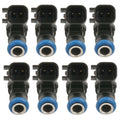 Set of 8 Bosch Fuel Injectors for Cadillac CTS, Chevy Camaro, Corvette 6.2L V8
