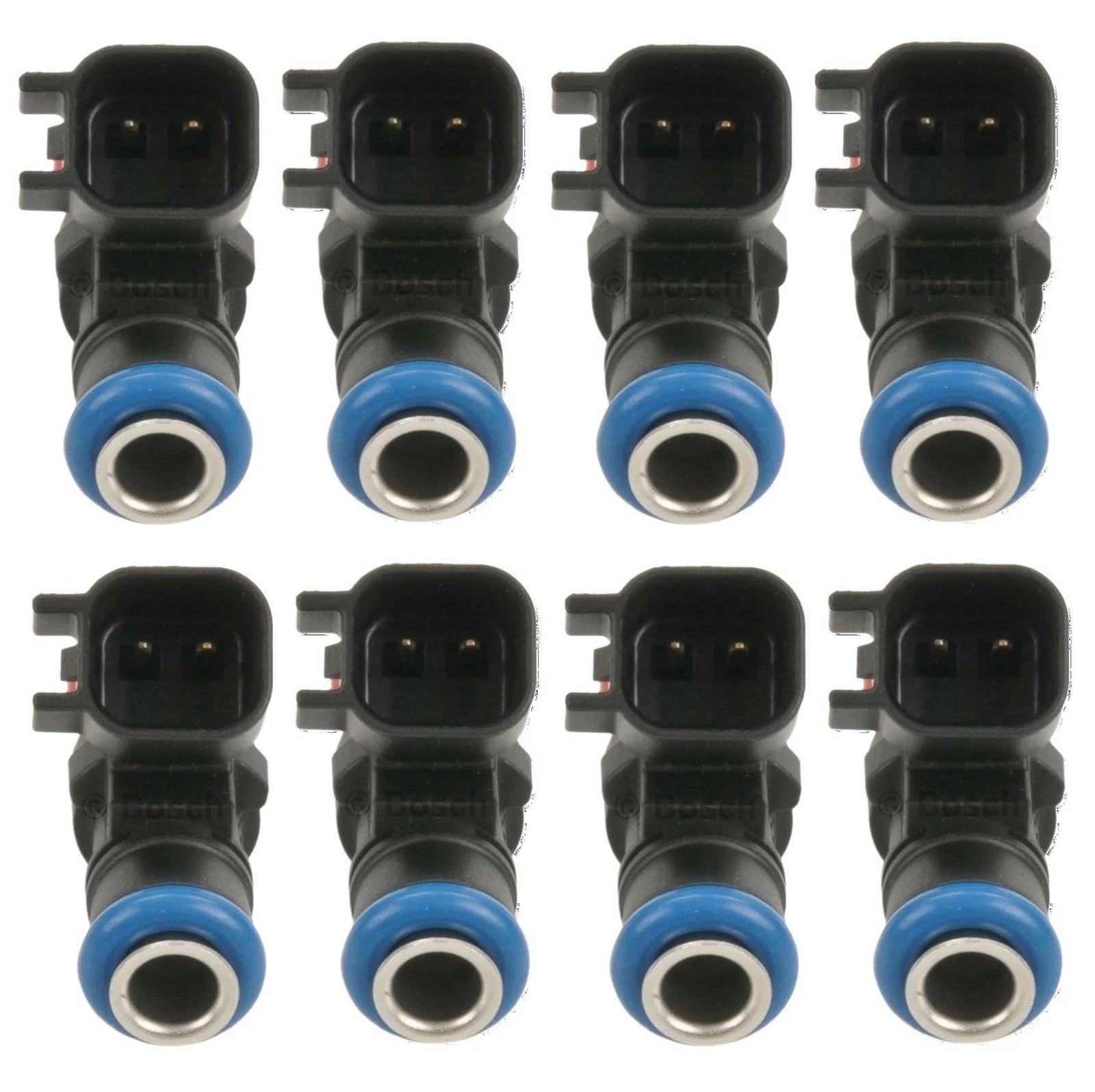 Set of 8 Bosch Fuel Injectors for Cadillac CTS, Chevy Camaro, Corvette 6.2L V8