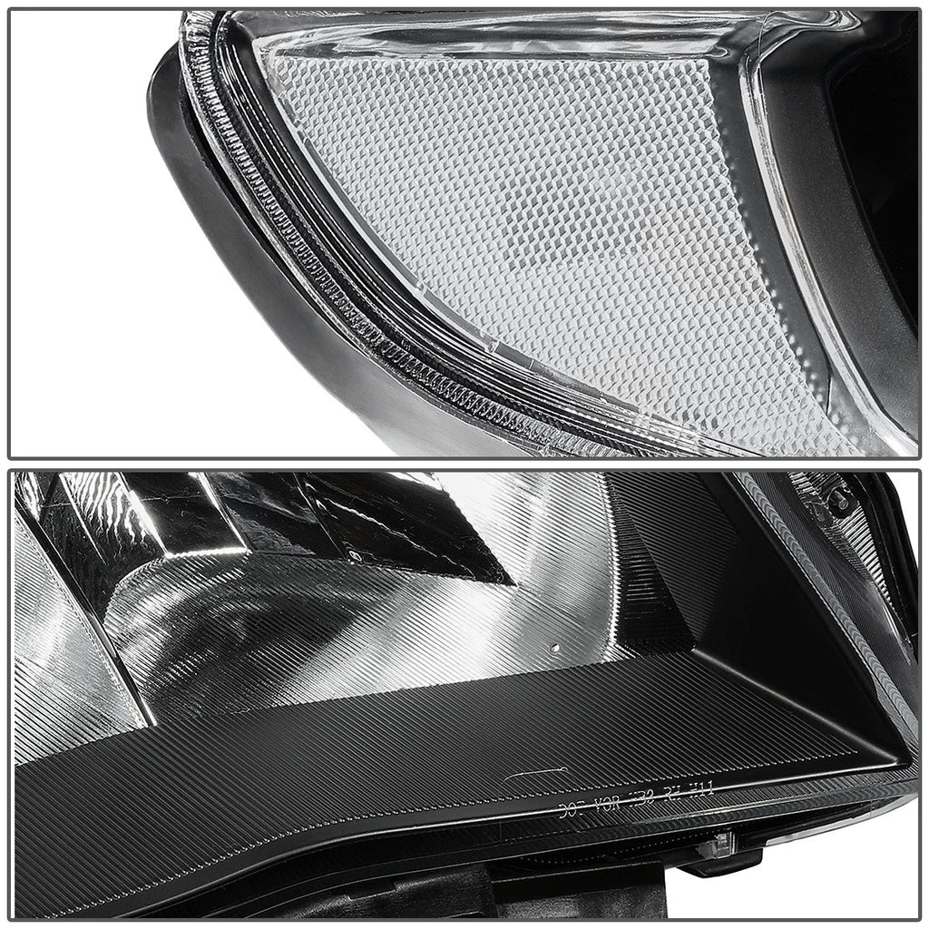 Black Clear Signal Headlights for Subaru Forester (2009–2013)
