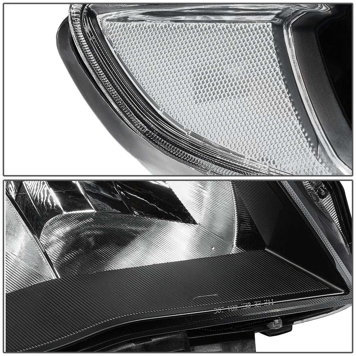 Black Clear Signal Headlights for Subaru Forester (2009–2013)