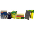 Set of 4 Mann Filters & 4 Denso Double Platinum Spark Plugs for Audi