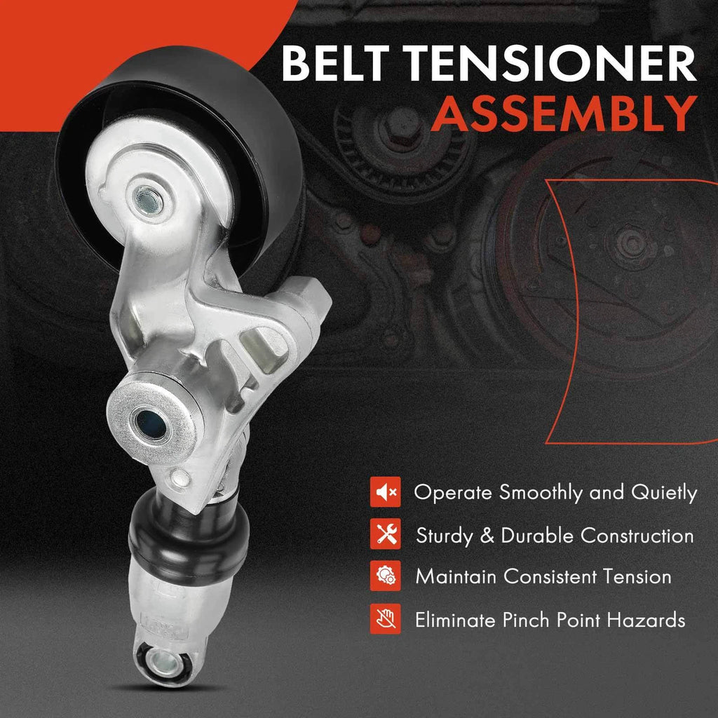 Belt Tensioner with Pulley for Honda Accord (2013–2017) Acura MDX RDX RLX