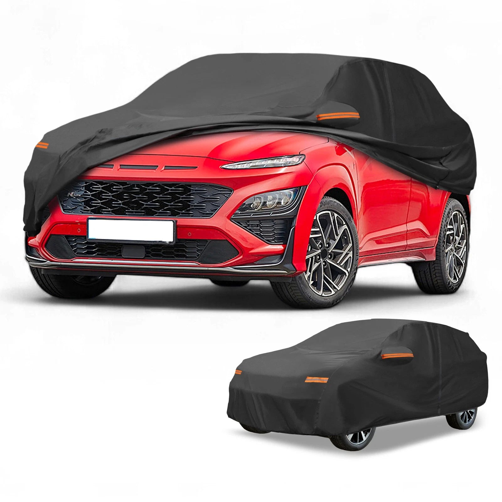 Car Cover Waterproof All Weather for Hyundai Kona (2018–2023) 190T-PU Zipper