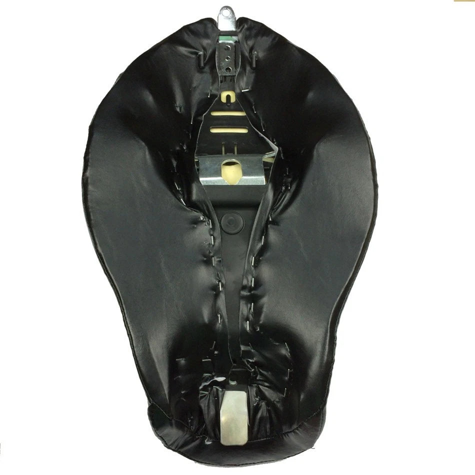Solo Driver Leather Seat for Harley XL883N XL1200N (2004–2023)