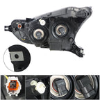 Chrome Headlight Lamp for Nissan Versa S SV (2020–2021) Right Side
