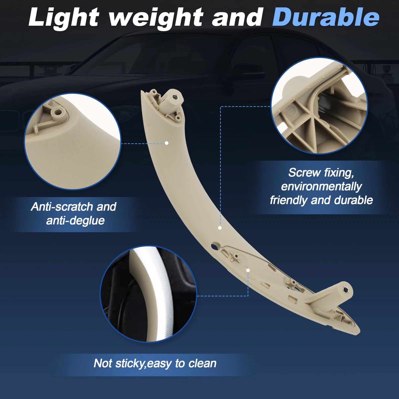 Inner Trim Door Pull Handle for BMW 320i 328i 330i 335i 340i 428i 430i 435i 440i (2012–2019)