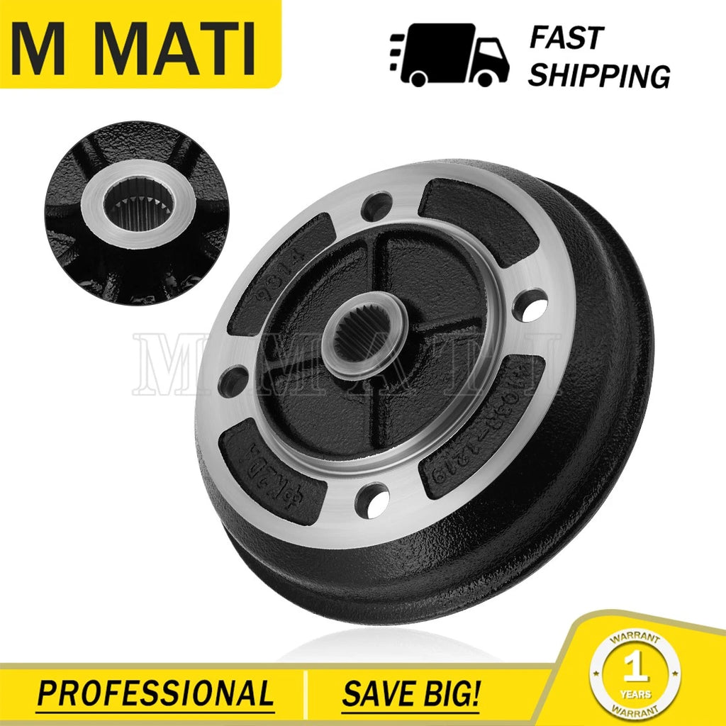 Rear Brake Drum 41038-1226/92150-1366 for Kawasaki Mule 2500/2510 (1998–2005)