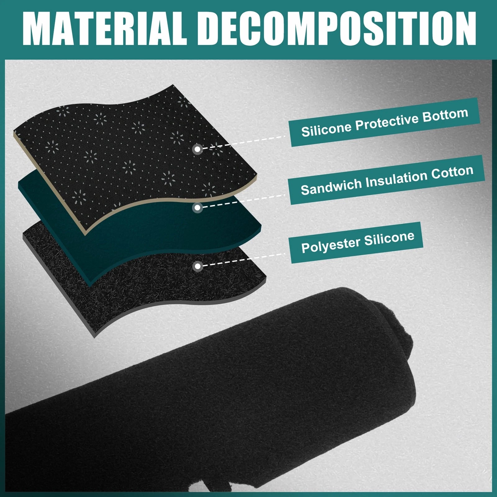 Dashboard Cover Mat for Nissan Elgrand (2010–2023) Black Polyester