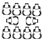 Set of 10 Drive Bell Housing Mounting Gaskets for MerCruiser Alpha One Gen2 (27-94996Q2)