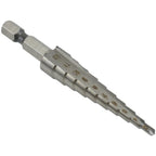 3X Step Drill Bit Set HSS 4241 Hexagonal Shaft for Metal Wood Plastic