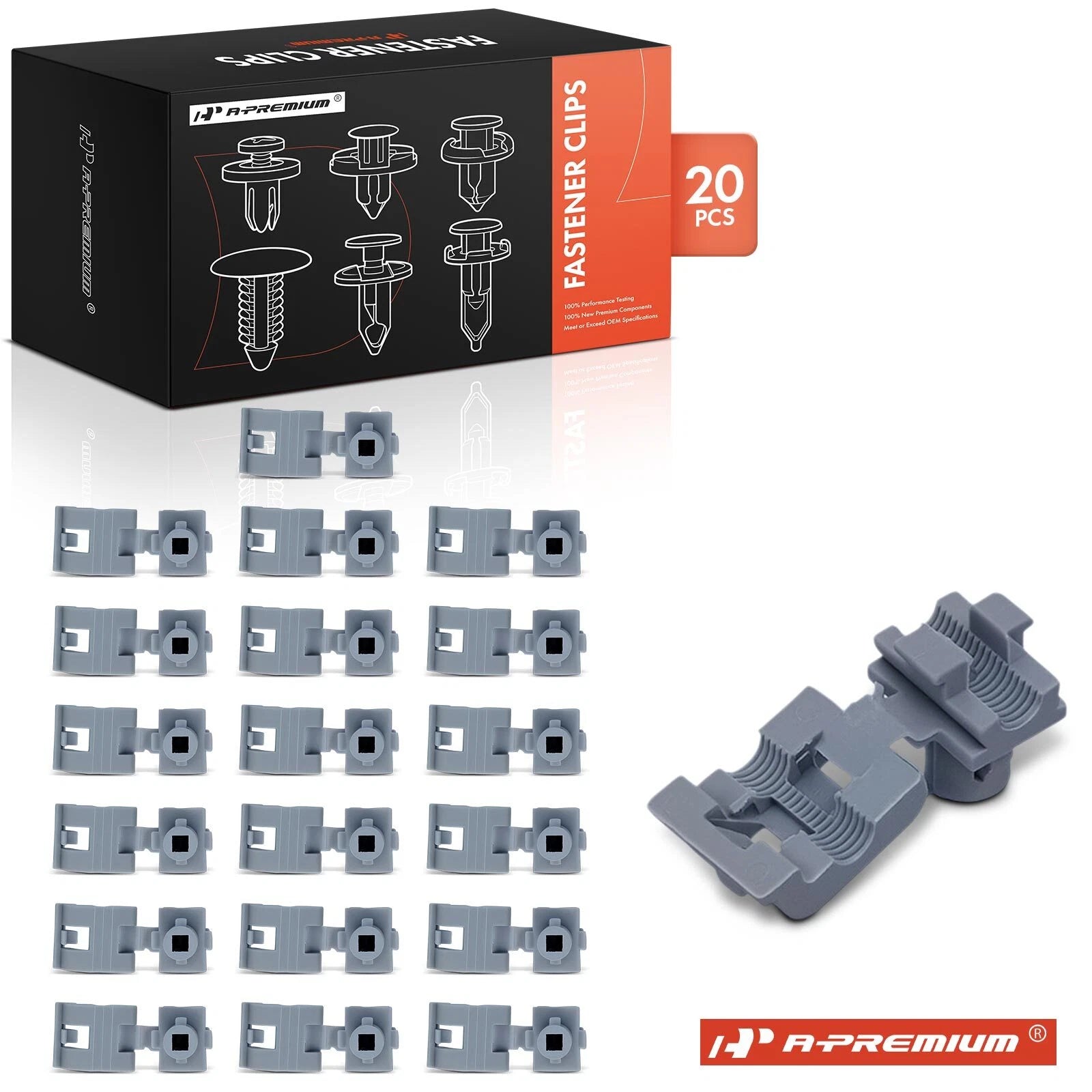 20Pcs 4mm Nylon Tailgate Door Lock Rod Latch Retainer for Chevy Ford