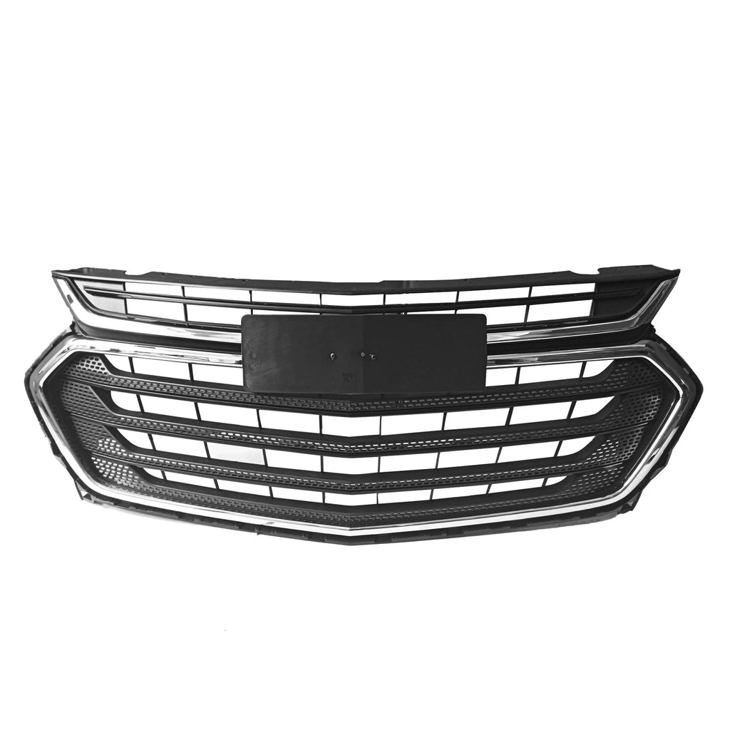 Black Chrome Front Bumper Grille for Chevrolet Traverse (2018-2021)