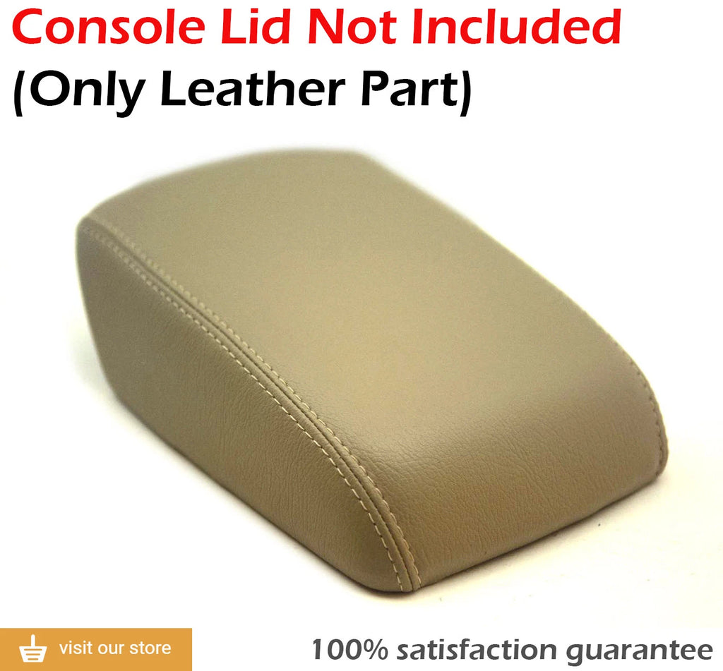 Center Console Armrest Cover for Ford Focus (2012–2018) Beige Leather