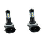 2 x LED Fog Driving Lights 50W 1200LM 6500K White Model
