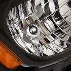 Headlight Assembly for Honda Pilot (2012-2015) Clear Black Driver+Passenger
