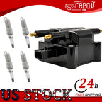 Ignition Coil & Spark Plugs Set for Chrysler PT Cruiser (2003–2009)