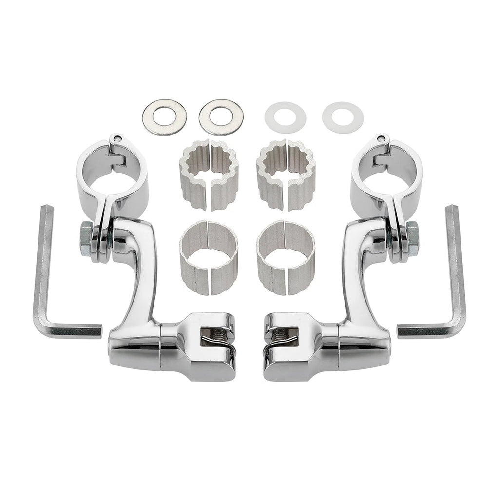Highway Foot Pegs Mount Clamps for Harley Touring Glide Sportster