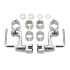 Highway Foot Pegs Mount Clamps for Harley Touring Glide Sportster