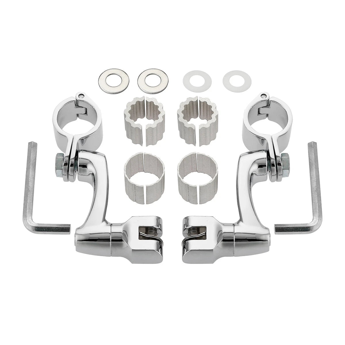 Highway Foot Pegs Mount Clamps for Harley Touring Glide Sportster