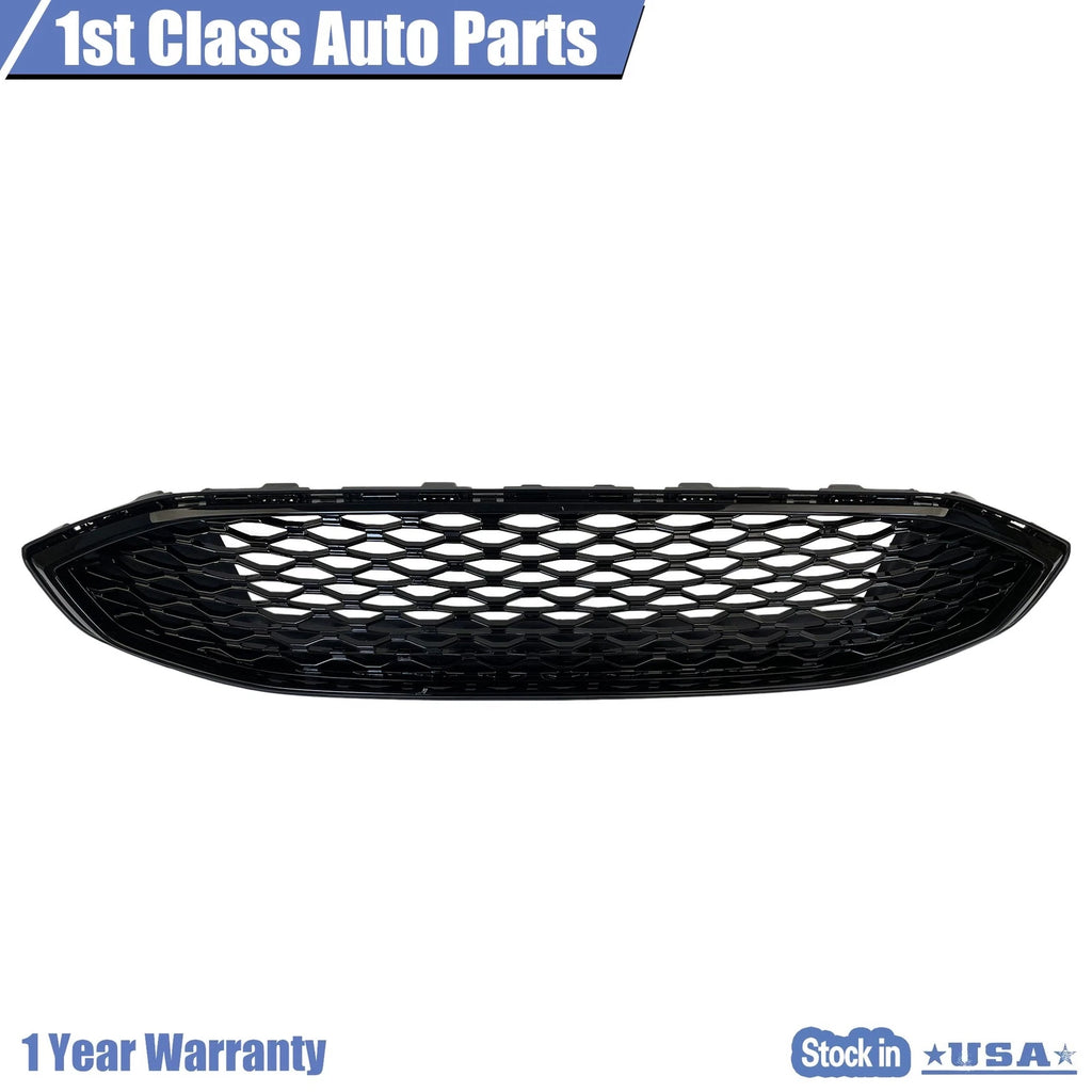 Honeycomb Mesh Grille for Ford Fusion (2017-2018) - Glossy Black