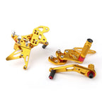 Rearset for Suzuki GSX-R 600/750 (2006–2010) Gold