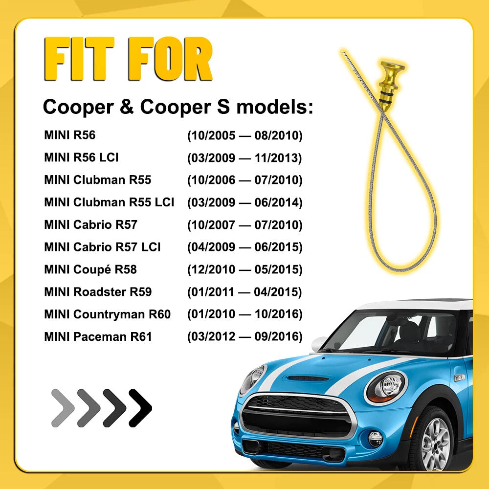 Clear View Oil Dipstick for MINI Cooper (2007–2013)