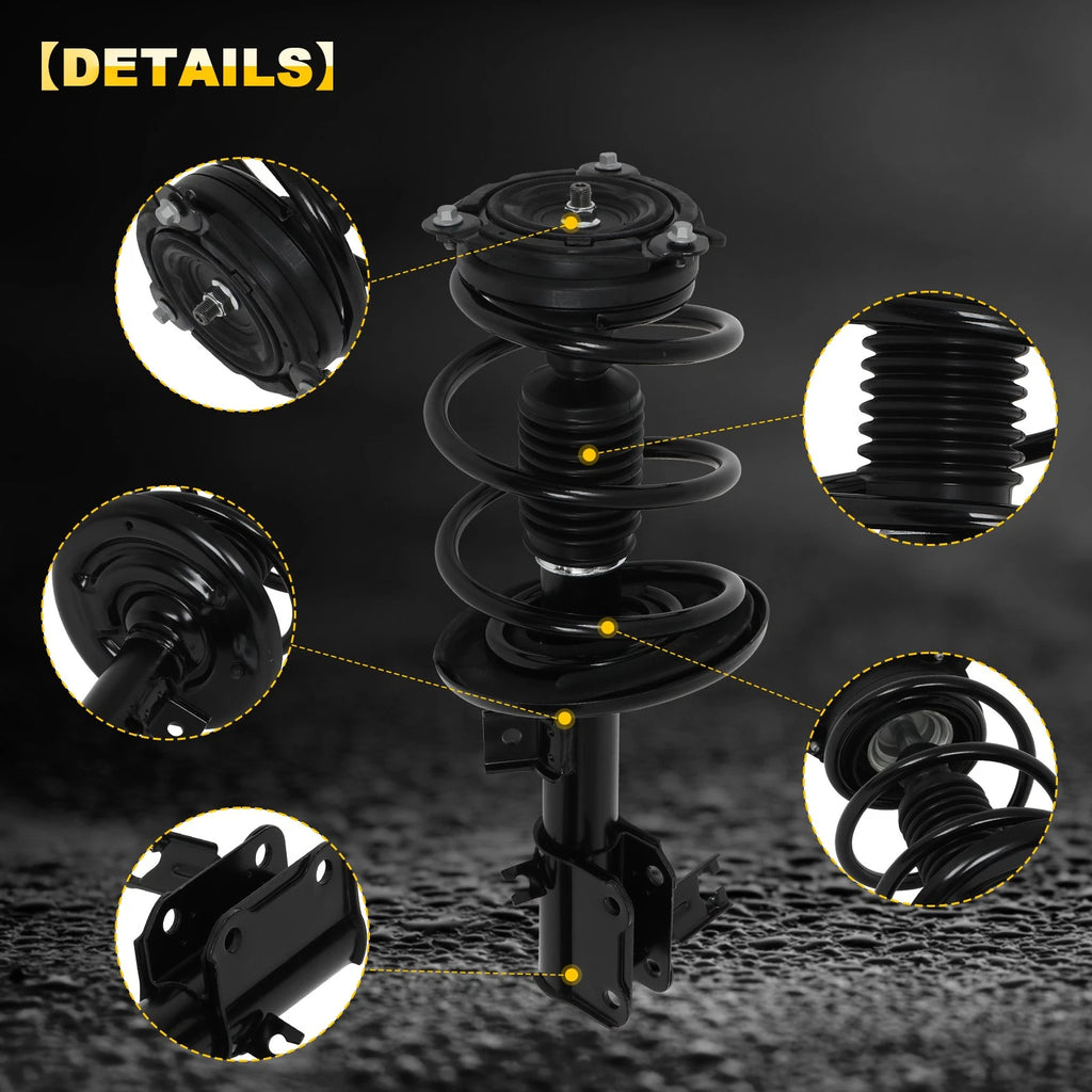 Set of 2 Front Complete Struts for Nissan Altima (2013–2018)