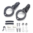 Turn Signal Relocation Kit for Harley FXD Dyna (2008–2017) Flat Black